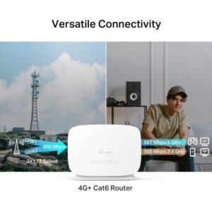TP-LINK ROUTER 4G LTE Advanced Cat6 - imagine 7