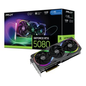 VGA PNY GF RTX 5080 ARGB EPIC-X  OC 16GB - imagine 8