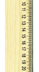 Rigla din lemn, 30cm, ALCO