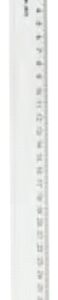 Rigla din plastic transparent, 30cm, ALCO