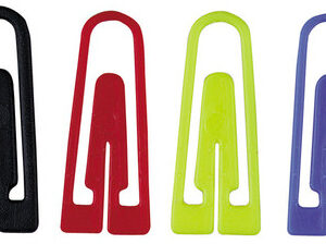 Agrafe din plastic, 100/cutie, ALCO - asortate