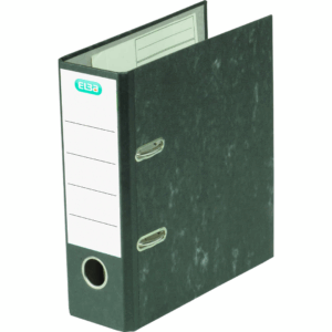 Biblioraft A5 portrait, margine metalica, 75mm, ELBA Smart - marmorat