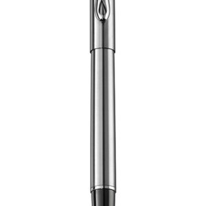 Stilou Diplomat Traveller, cu penita M, din otel inoxidabil - stainless steel