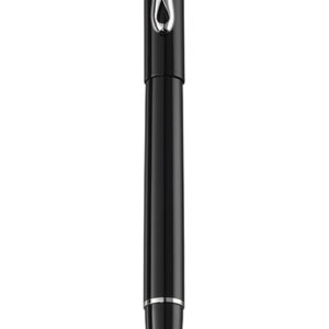 Stilou Diplomat Traveller, cu penita M, din otel inoxidabil - black lacquer