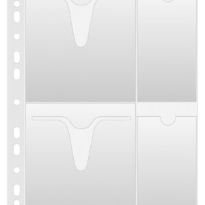 Folie protectie A4, pentru 4 CD/DVD, 160 microni, 25buc/set, DONAU