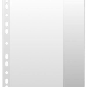 Folie protectie documente A4, cu clapa laterala, 100 microni, 10/set, DONAU - transparent
