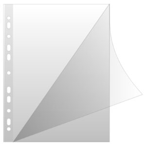 Folie protectie "L" pentru documente A4, 150 microni, 50 buc/set, DONAU - cristal