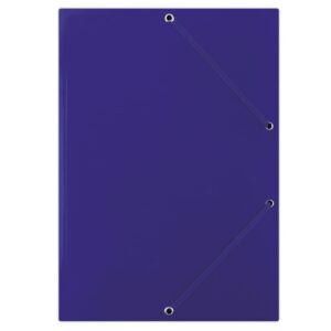 Mapa din carton plastifiat, cu elastic pe colturi, 400gsm, DONAU - albastru