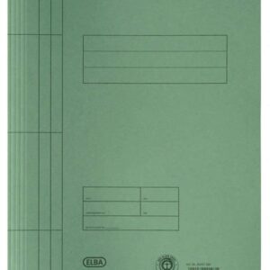Dosar carton cu sina ELBA Smart Line - verde