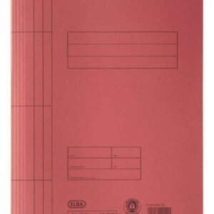 Dosar carton cu sina ELBA Smart Line - rosu