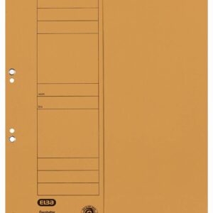Dosar carton cu capse 1/2 ELBA Smart Line - galben