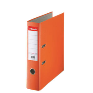 Biblioraft Esselte Economy, PP, partial reciclat, FSC, A4, 75 mm, portocaliu