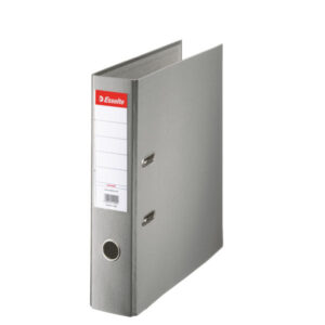 Biblioraft Esselte Economy, PP, partial reciclat, FSC, A4, 75 mm, gri