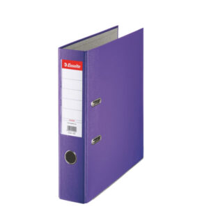 Biblioraft Esselte Economy, PP, partial reciclat, FSC, A4, 75 mm, mov