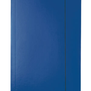 Mapa cu elastic ESSELTE Economy, carton, A4, albastru inchis