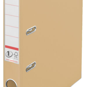 Biblioraft Esselte No.1 Power, PP/PP, partial reciclat, FSC, A4, 50 mm, culoarea nisipului