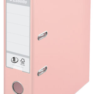 Biblioraft Esselte No.1 Power, PP/PP, partial reciclat, FSC, A4, 75 mm, culoarea piersicii