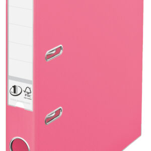Biblioraft Esselte No.1 Power, PP/PP, partial reciclat, FSC, A4, 50 mm, roz