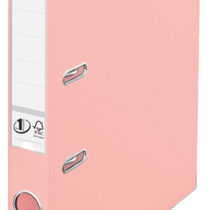 Biblioraft Esselte No.1 Power, PP/PP, partial reciclat, FSC, A4, 50 mm, culoarea piersicii