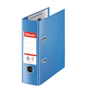 Biblioraft Esselte No.1 Power VIVIDA, PP/PP, partial reciclat, FSC, A5, 75 mm, albastru