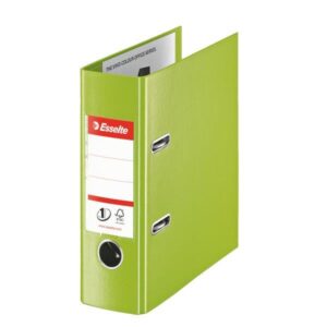 Biblioraft Esselte No.1 Power VIVIDA, PP/PP, partial reciclat, FSC, A5, 75 mm, verde