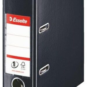 Biblioraft Esselte No.1 Power VIVIDA, PP/PP, partial reciclat, FSC, A5, 75 mm, negru