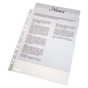 Folie de protectie ESSELTE, A4, 43 mic, 100 buc/set, standard