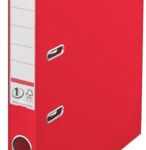 Biblioraft Esselte No.1 Power VIVIDA, PP/PP, partial reciclat, FSC, A4, 50 mm, rosu
