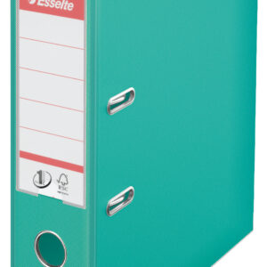 Biblioraft Esselte No.1 Power, PP/PP, partial reciclat, FSC, A4, 75 mm, menta