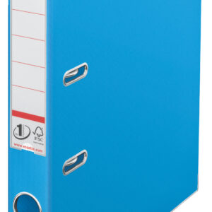 Biblioraft Esselte No.1 Power, PP/PP, partial reciclat, FSC, A4, 50 mm, cyan