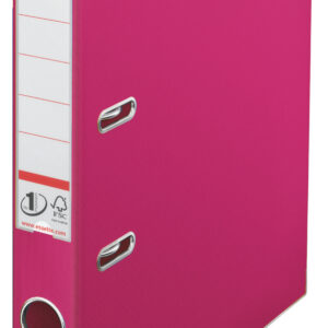 Biblioraft Esselte No.1 Power, PP/PP, partial reciclat, FSC, A4, 50 mm, fuchsia