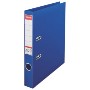Biblioraft Esselte No.1 Power, PP/PP, partial reciclat, FSC, A4, 50 mm, albastru