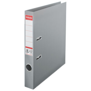 Biblioraft Esselte No.1 Power, PP/PP, partial reciclat, FSC, A4, 50 mm, gri