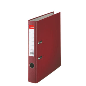 Biblioraft Esselte Economy, PP, partial reciclat, FSC, A4, 50 mm, visiniu