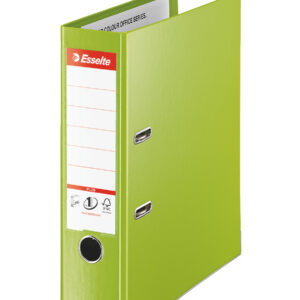 Biblioraft Esselte No.1 Power Jumbo Plus VIVIDA, PP/PP, partial reciclat, FSC, 80 mm, verde