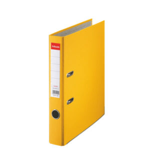 Biblioraft Esselte Economy, PP, partial reciclat, FSC, A4, 50 mm, galben