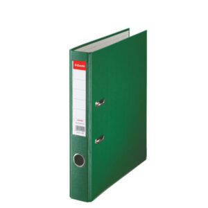 Biblioraft Esselte Economy, PP, partial reciclat, FSC, A4, 50 mm, verde