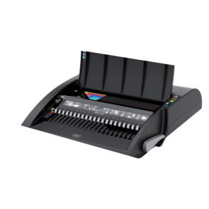Masina de legat GBC CombBind C210E, electrica, pentru spire din plastic, 20 coli, negru