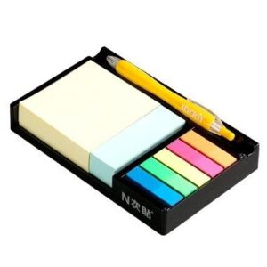 Notes autoadeziv cu suport, 76 x 76/76 x 25/45 x 12 mm, Stick"n - culori asortate