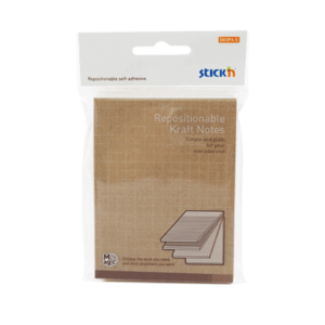 Magic notes autoadeziv 76 x 101 mm, 80 file, Stick"n Magic Notes - kraft