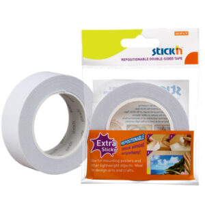 Banda dublu adeziva cu adeziv permanent, 25mm x 12 m, Stick"n Extra-Sticky