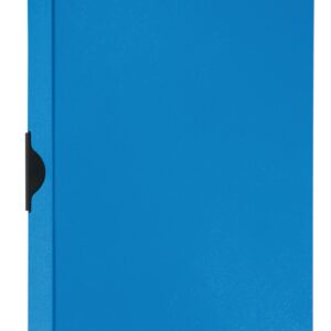 Dosar din plastic cu clema metalica Q-Connect - albastru