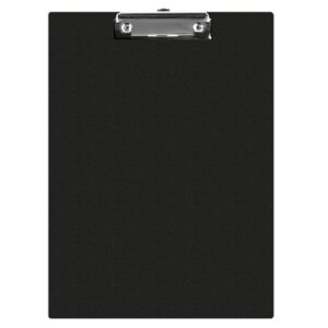 Clipboard simplu A5, plastifiat PVC, Q-Connect - negru