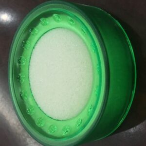 Buretiera D5cm, KEJEA - plastic transparent verde