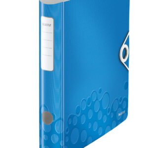 Biblioraft LEITZ 180 Active WOW, polyfoam, partial reciclat, A4, 65 mm, albastru