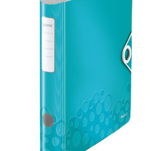 Biblioraft LEITZ 180 Active WOW, polyfoam, partial reciclat, A4, 65 mm, turcoaz
