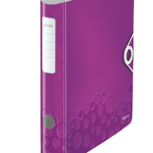 Biblioraft LEITZ 180 Active WOW, polyfoam, partial reciclat, A4, 65 mm, mov