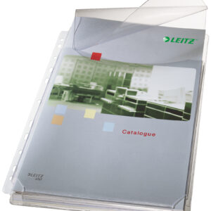 Folie de protectie LEITZ Jumbo, cu clapa, PVC, A4, 170 mic, 5 buc/set, standard