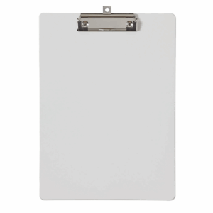 Clipboard simplu A4, plastifiat PP, MAUL Flexx - alb