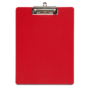 Clipboard simplu A4, plastifiat PP, MAUL Flexx - rosu